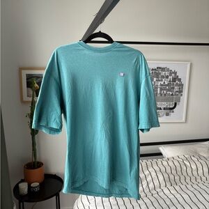 Acne Turquoise Short Sleeve Tee